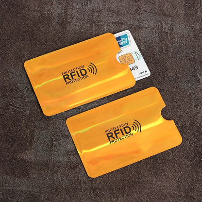 20PCS RFID Blocking Card Holder - Aluminum NFC Anti Scan Protector Case for ID & Credit Cards