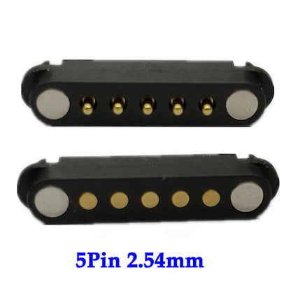 2A DC Magnetic Pogo Pin Connector Set - 2Pin 3Pin 4Pin 5Pin Spring Loaded Male Female Power Socket for Electronics Projects