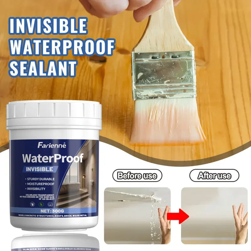 Transparent Waterproof Sealant Glue - Crystal-Clear Nano Leak-Proof Coating for Household Sealing and Repairs