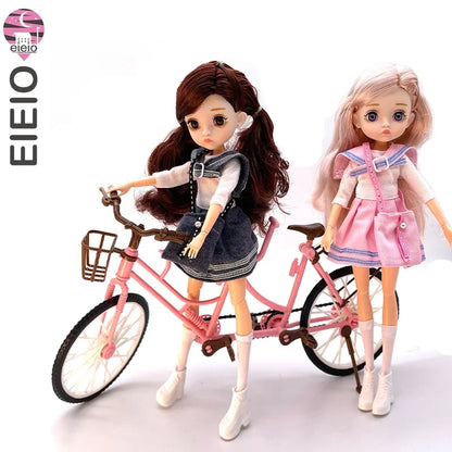 26cm BJD Doll for Girls – Purple Hair Fashion Princess with Big Eyes & Accessories Gift