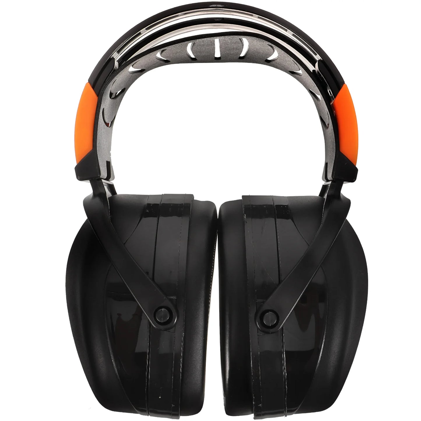 Adjustable Noise-Reducing Ear Muffs - Soundproof Industrial Hearing Protection Headphones in Black