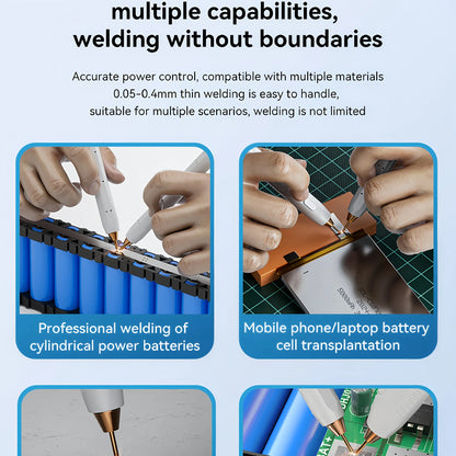 Awithz UK3 Portable Battery Spot Welder – DIY Mini 18650 Welding Machine, 10,000mAh, Welds Up to 0.4mm