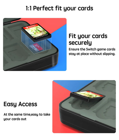 Nintendo Switch Game Card Storage Case – 96/72/48 Slot Holder for Switch, Lite & OLED
