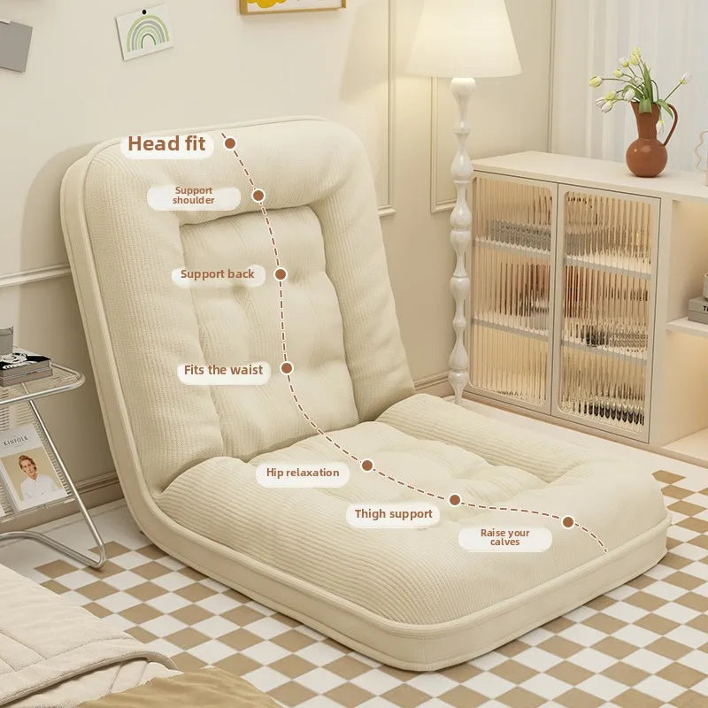 Human Kennel Lazy Sofa - Folding Recliner & Compact Sofa Bed for Bedroom