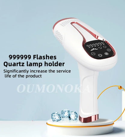 Body Bikini IPL Hair Removal Device — 999,999 Flashes Permanent Painless Laser Epilator for Women, Home Use