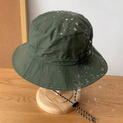 Stay Cool and Protected: Waterproof Bucket Hat - Summer Camping Hiking Cap with Anti-UV Sun Protection - Stylish Mountaineering and Panama Hat Design