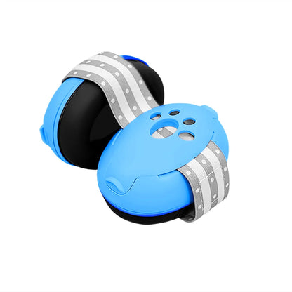 Baby Noise-Reducing Earmuffs - Infant Ear Protection with Soft Elastic Headband for Flights and Noisy Environments