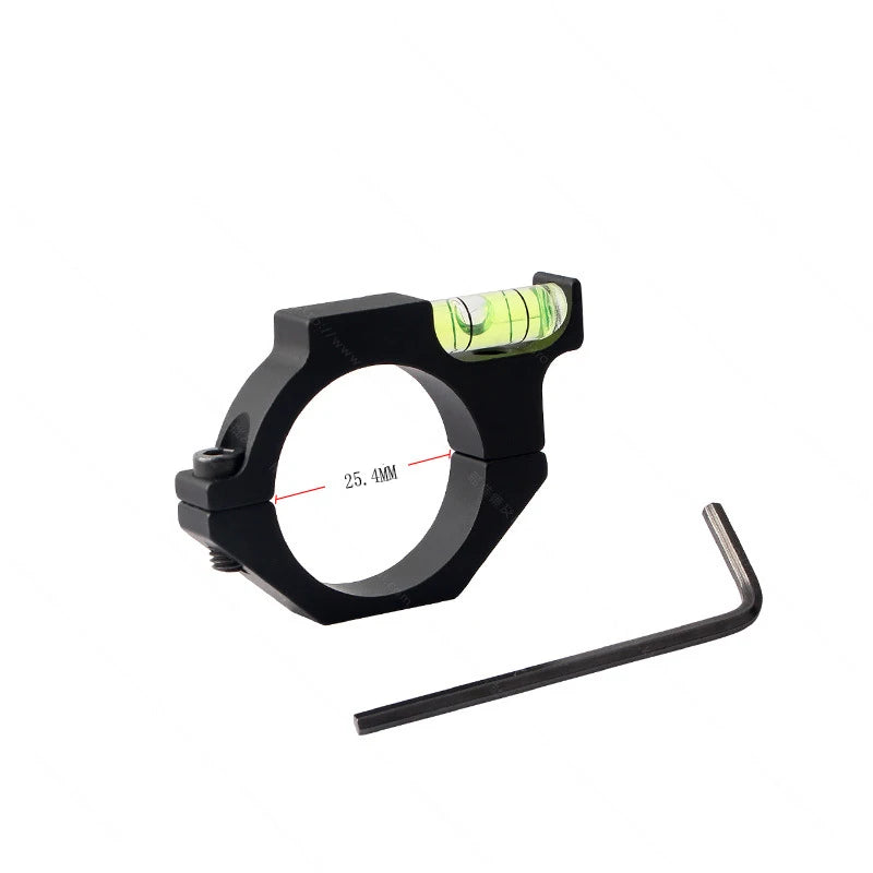 Alloy Rifle Scope Laser Bubble Spirit Level – Level Gauge Ring Mount Holder for 25.4mm, 30mm, 35mm Scope Tubes