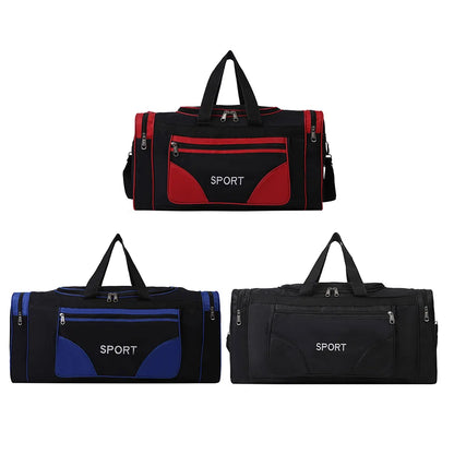 Oxford Fitness Bag – Large Capacity Waterproof Yoga & Sports Backpack with Adjustable Shoulder Strap for Outdoor Football