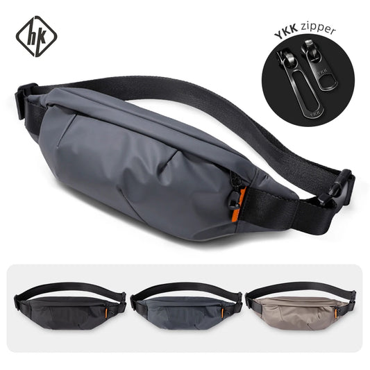 HK Multifunctional Waist Bag for Men – Belt Bag, Waist Pack, Outdoor Travel Sports Pouch, Fashionable Fanny Pack for Men & Women