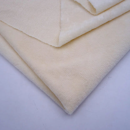 160CM/63" Wide Minky Plush Fabric – Super Soft Flannel Fabric for DIY Dolls, Toys, and Crafts, Sold by the Meter