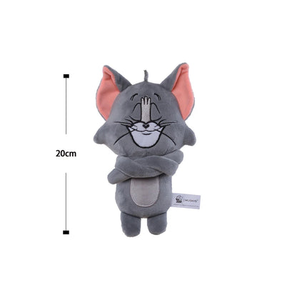 Anime Tom & Jerry Plush Toy — Cute Cat & Mouse Stuffed Animal Doll for Kids Gift, Free Shipping