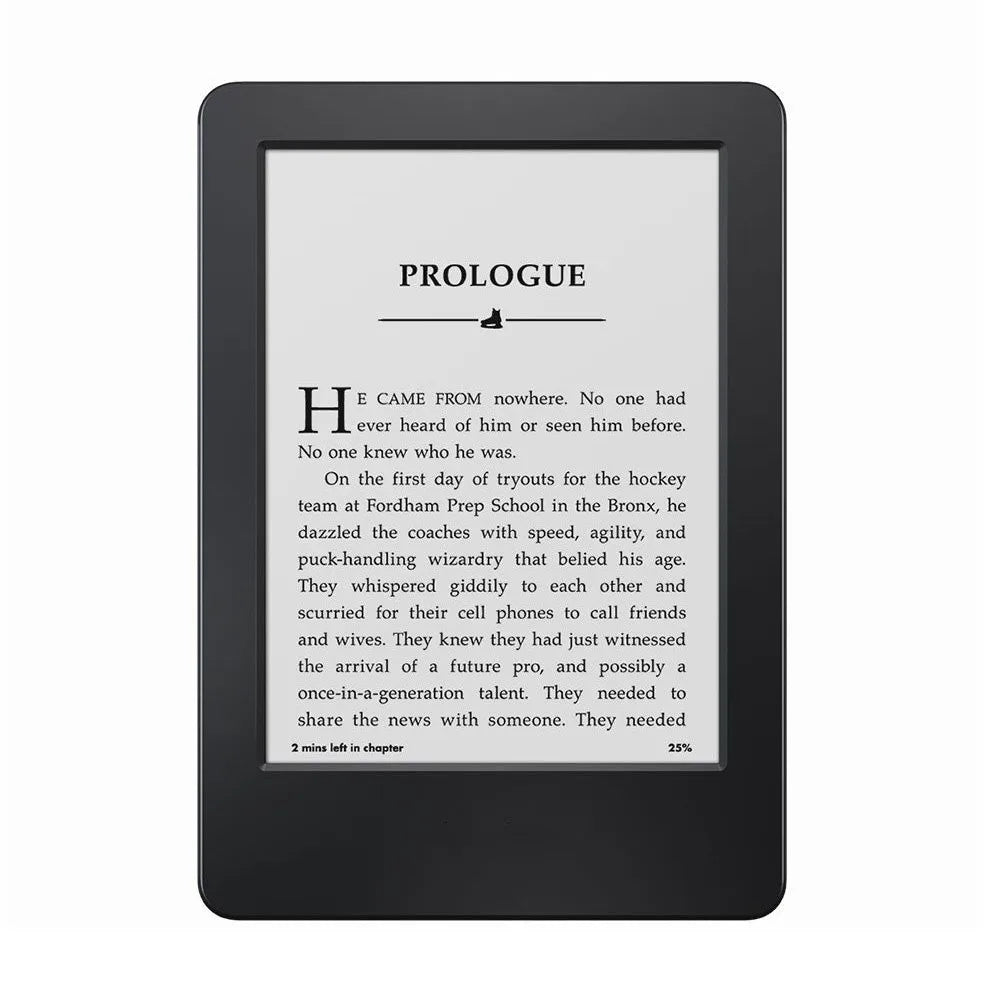 Original Kindle 6/8 Used eBook Reader – 6" E-Ink Touchscreen WiFi eReader, No Light, Better Than Kobo