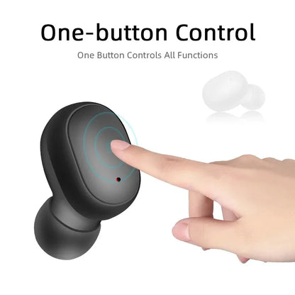 E6S TWS Wireless Bluetooth Earbuds – Waterproof Noise Cancelling Headset with LED Display & Mic