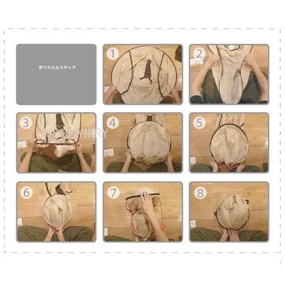 Waterproof Hair Cutting Cape - Foldable Umbrella Style Salon Barber Cover Cloth for Home Hairdressing and Adult Use