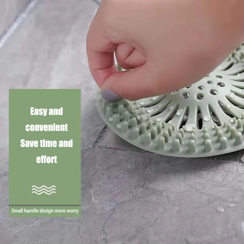 Sewer Hair Floor Drain Filter – Anti-Clogging Bathroom & Kitchen Sink Cover, Magic Hair Catcher Tool