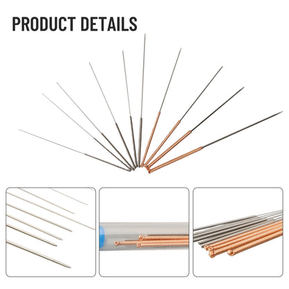 10pcs 3D Printer Nozzle Cleaning Kit - Multi-Size Cleaning Needles for 0.15-1.0mm Nozzle Maintenance & Repair