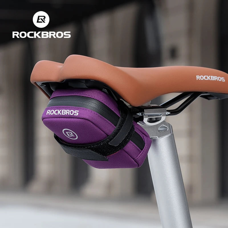 ROCKBROS Mini Bike Tail Bag – Lightweight Road Bicycle Storage for Tools & Accessories