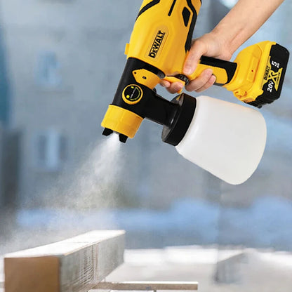 Dewalt 800ML Electric Spray Gun – Cordless Paint Sprayer for Auto & Furniture Coating, Compatible with Dewalt 18V/20V Battery