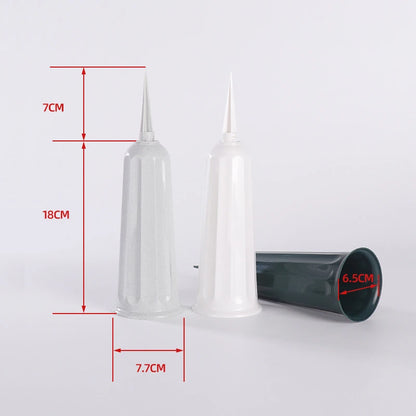 2/1PC Cemetery Vase with Spikes – Plastic Floral Vase Holder for Gravestone, Outdoor Flower Marker Decorations for Graves