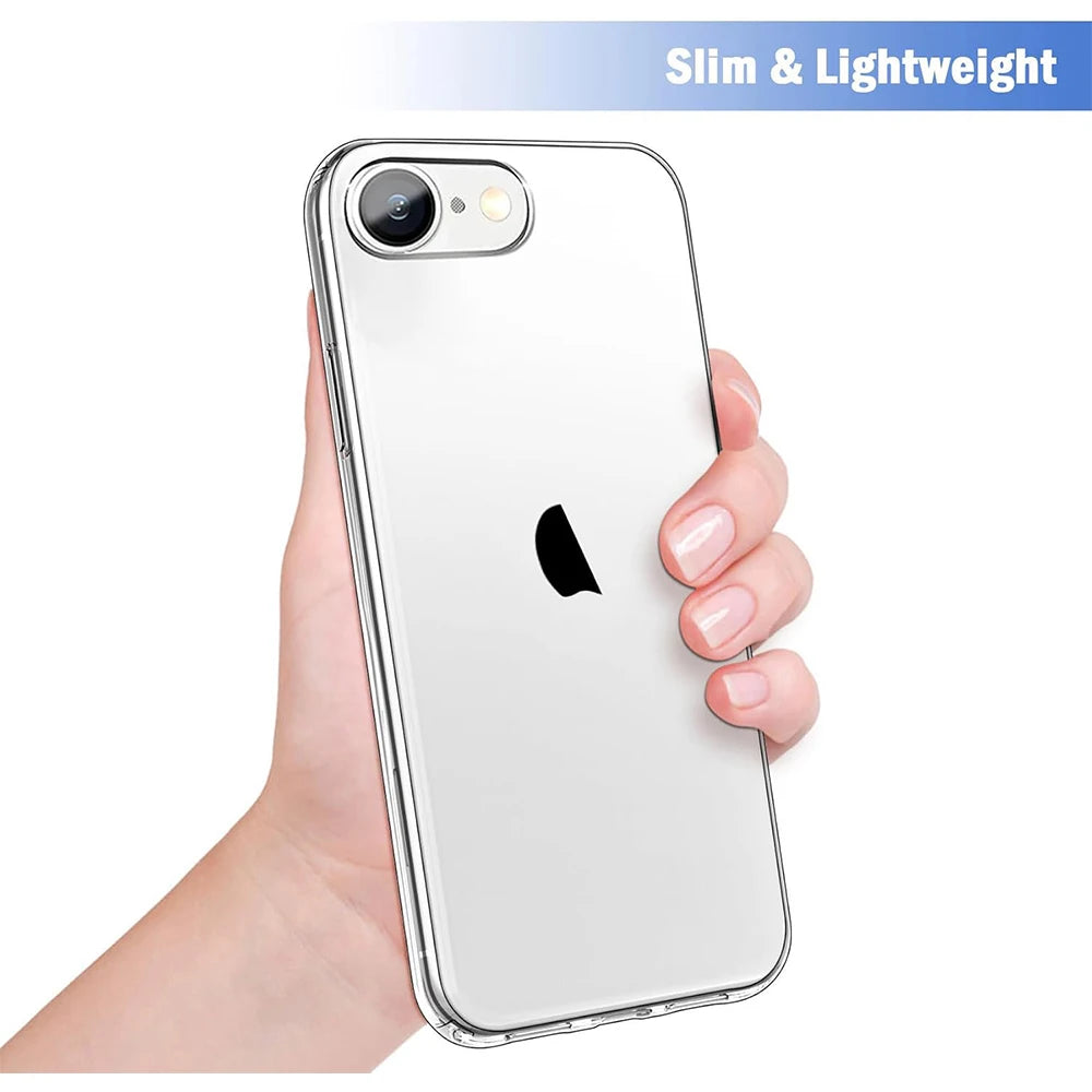 Clear Case for iPhone 16e - Transparent Protective Phone Cover
