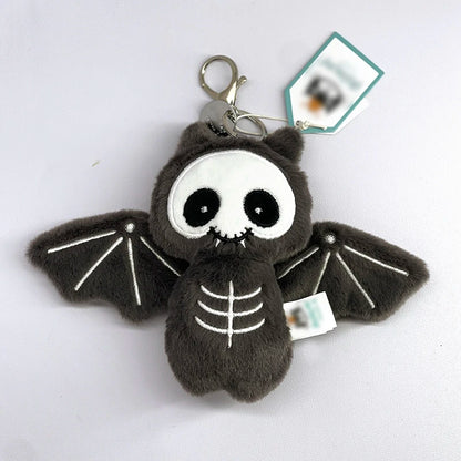 Cute Golf Ball Plush Keychain - Grape Jellyfish Hippo Elephant Bag Charm Mini Plush Toy Collection