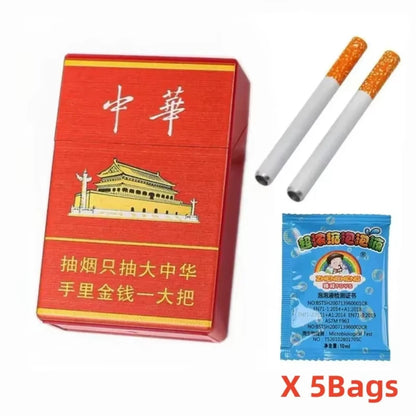 Funny Cigarette Box Toy - Novelty Photo Prop Bubble Machine Party Gift