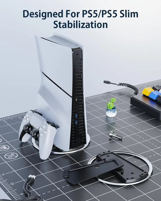 New Console Host Stand for PS5 Slim/PS5 Pro - Vertical Storage Stand for PlayStation 5 Game Accessories