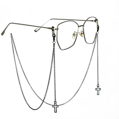 New Fashion Pendant Glasses Chain, Cross Eyeglasses & Sunglasses Metal Holder Lanyard Necklace