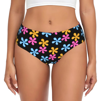 Women’s Anime Graphic Brief Panties - Soft Cartoon Print Underwear