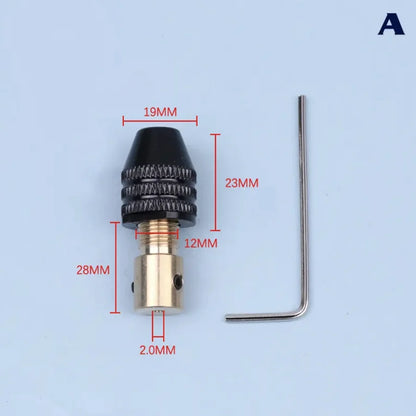 Universal Mini Drill Chuck Collet Set - Multifunction Micro Electric Drill Bit Clamp Fixture Tool