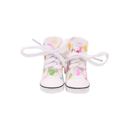 5CM Doll High-Top Boots – PU Shoes for 14.5" American & Paola Reina Dolls, 1/6 BJD Blythe & EXO Doll Accessories