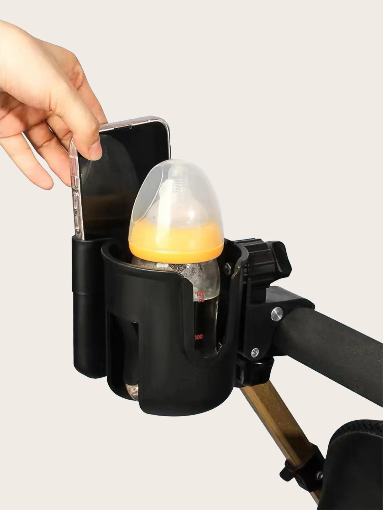 Baby Stroller Coffee Cup and Phone Holder - Convenient Stroller Accessories