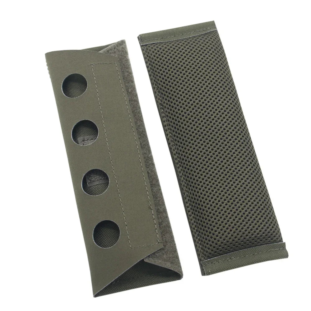 Laser-Cut Tactical Vest Shoulder Pads – Composite FCSK FCPC LV119 Plate Carrier Pads for Airsoft