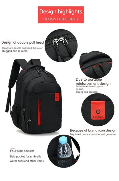 Classic Large Capacity Backpack - Stylish Student & Travel Outdoor Backpack