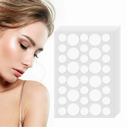 72/180-Piece Hydrocolloid Acne Patches - Waterproof Invisible Pimple Cover Stickers with Printed Designs