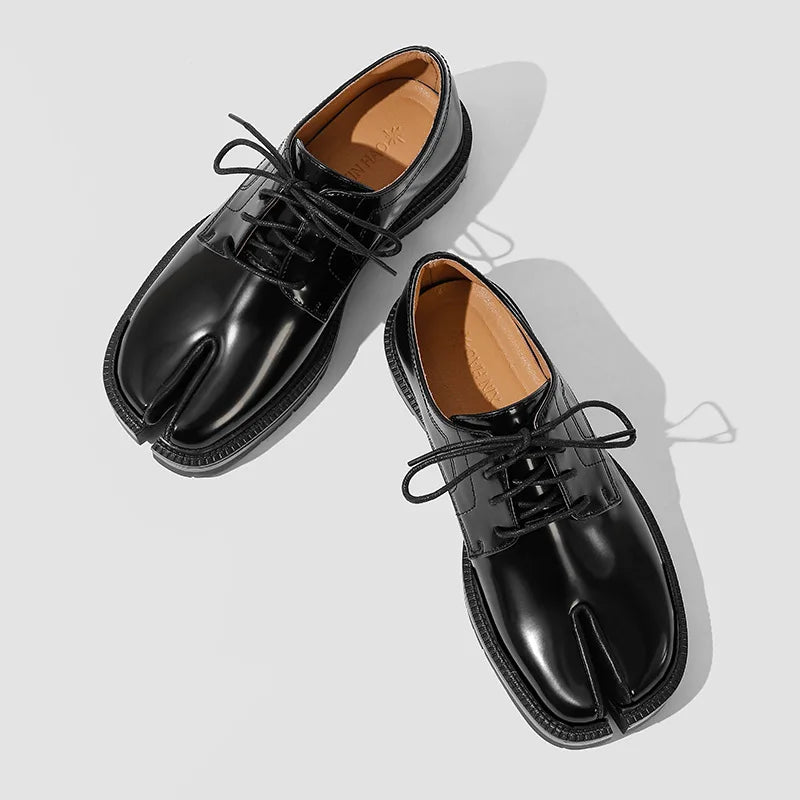 Women’s Split Toe Flats — Slip-On Casual Tabi Mary Janes, Pig Hoof Style Loafers, Fashionable Shoes