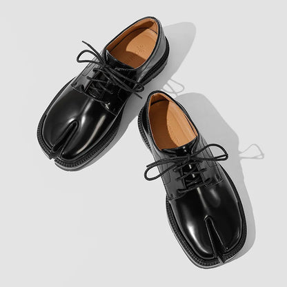 Women’s Split Toe Flats — Slip-On Casual Tabi Mary Janes, Pig Hoof Style Loafers, Fashionable Shoes
