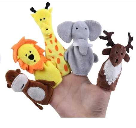 Sesame Street Plush Puppet Toys - Soft Stuffed Cartoon Figures for Kids Pretend Play & Collection