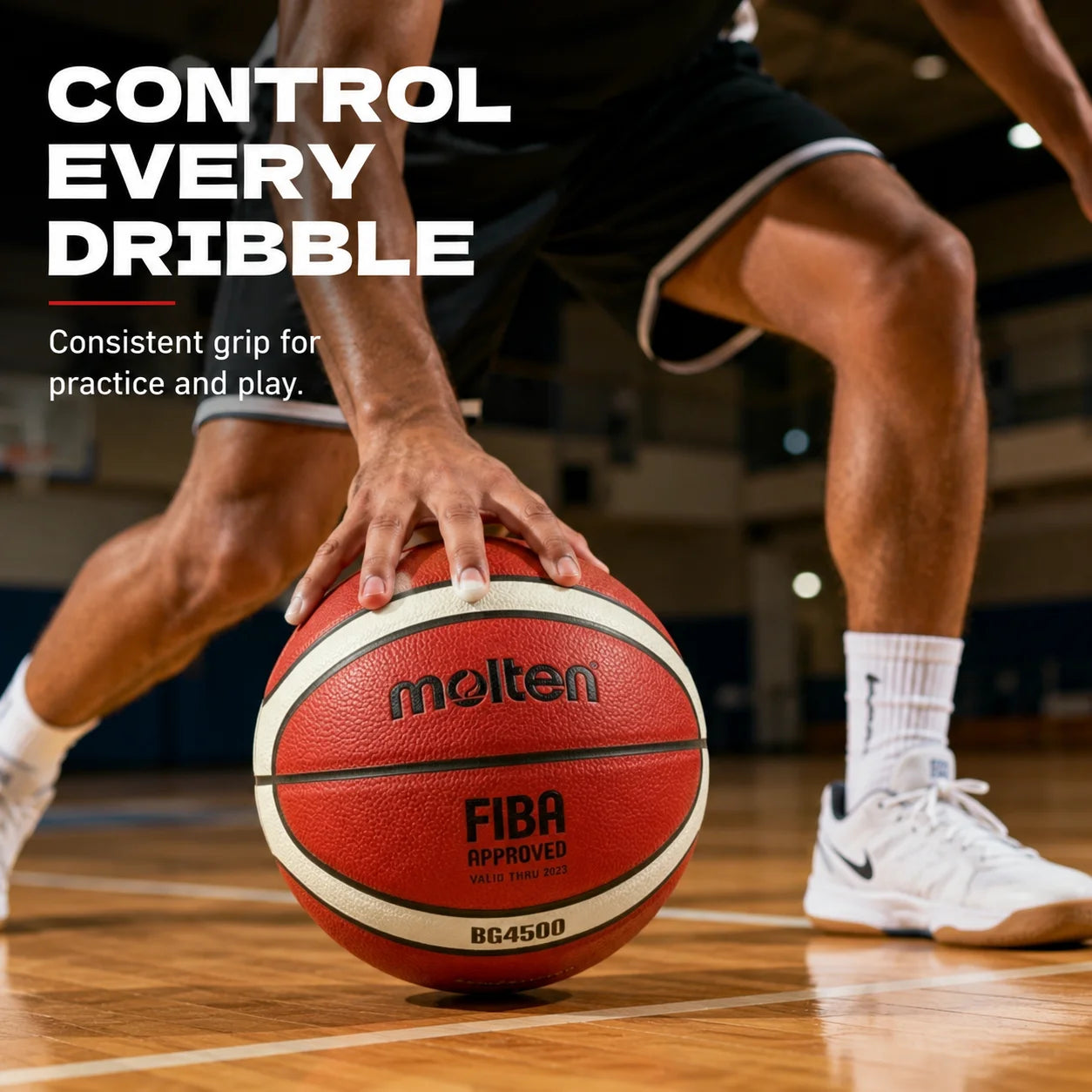 Molten BG4500 Basketball - Size 7 Indoor & Outdoor Training Ball