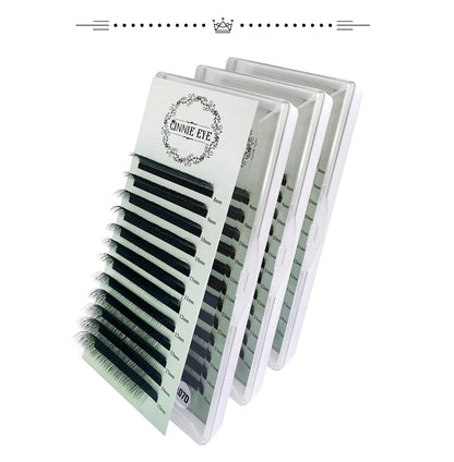 4D-5D W Eyelash Extension – Fluffy Volume Mink & Faux Mink Premade Fans, Dolly Hybrid 3D Lashes