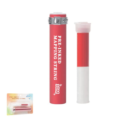 30m Pre-Inked Microblading Mapping String – White Eyebrow Marker Thread for Permanent Makeup & Tattoo Dyeing