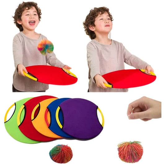 Children’s Bouncing Ring & Throwing Ball Set – Outdoor Parent-Child Educational Toys for Sensory and Motor Skill Training