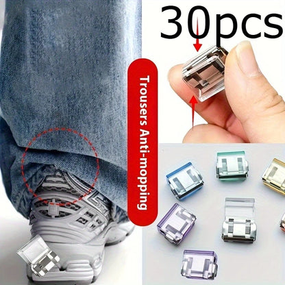 Invisible Hem Shortening Clips - Anti-Slip Pants Leg Fixing Grips for Seamless Hems