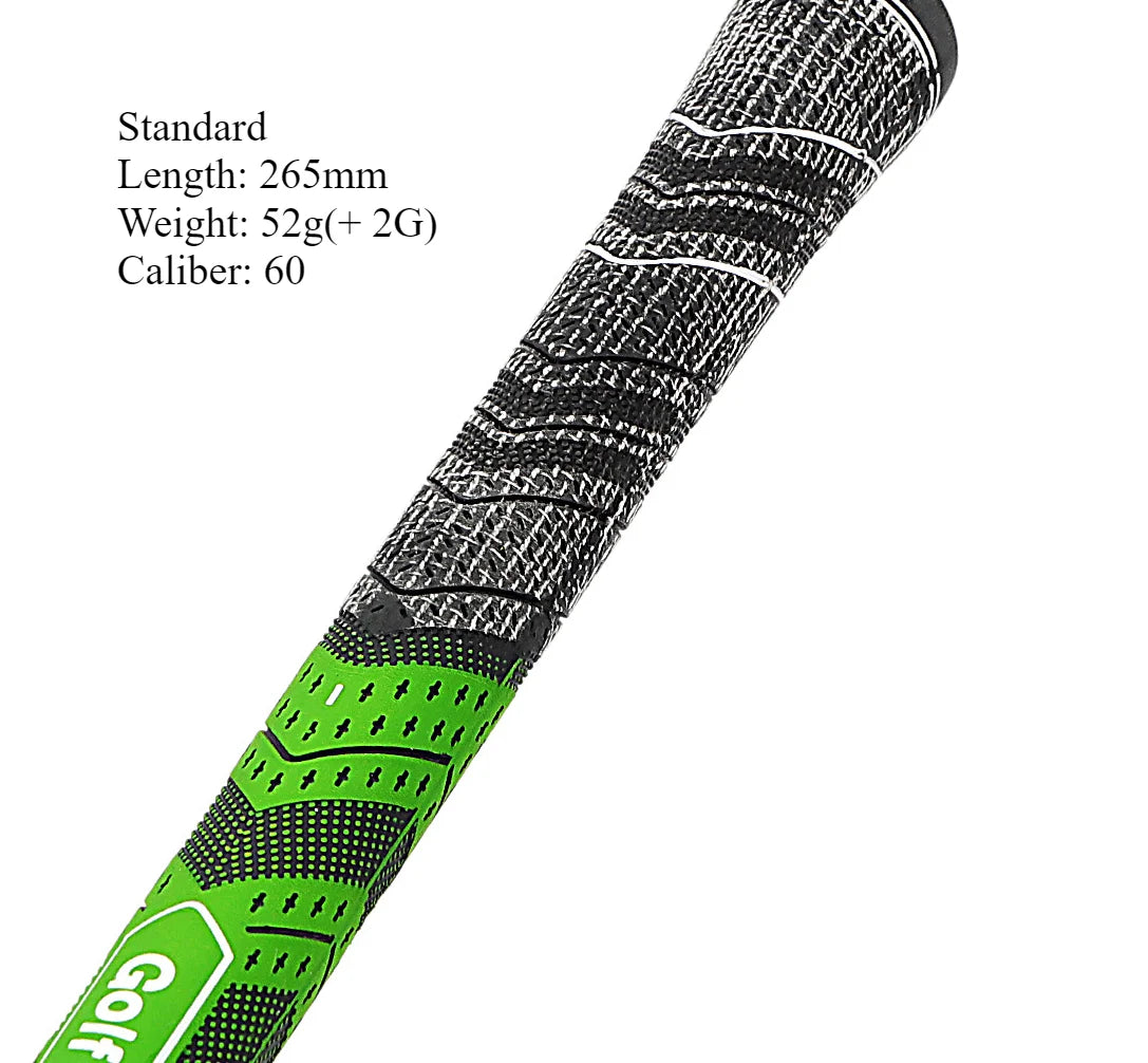 MCC PLUS 4 Men's Golf Grip — Rubber Cotton Yarn Club Grips for Iron & Wood, Standard/Midsize Universal Fit