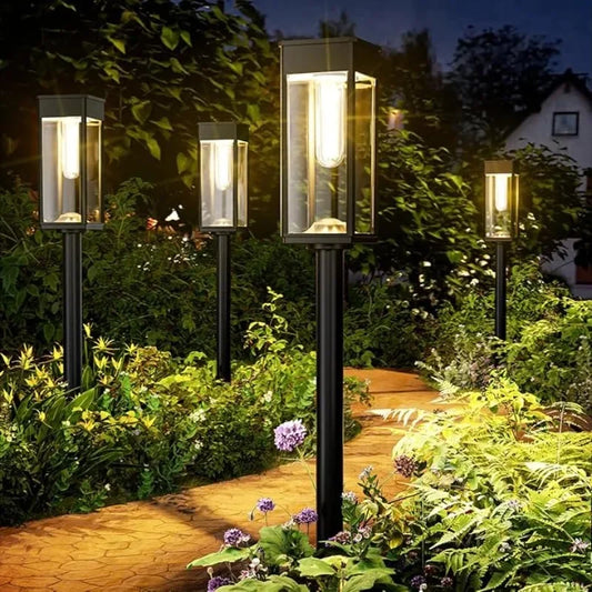 1/2/4-Pack Solar Path Lights – Waterproof Outdoor Garden Lighting for Patio, Walkways & Driveways, Warm White