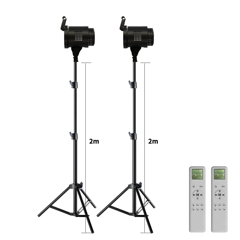 115/135W Bowens LED Photography Studio Light - 220V Daylight-Balanced Video Lamp, 3000–6000K, 3 Colors for Portraits & Studio Shooting