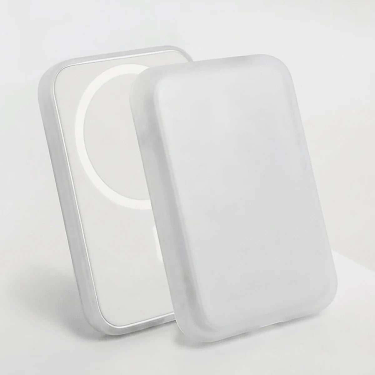 Black TPU Charging Case - Protective Cover for Apple MagSafe Wireless Power Bank