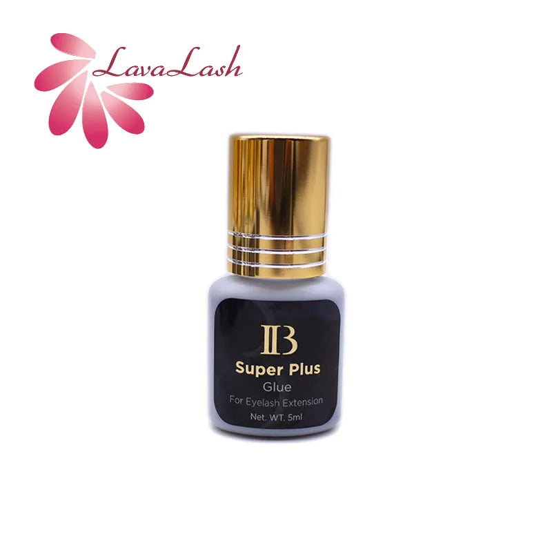 IB Glue Set for Eyelash Extensions — Lash Primer and Remover with Fast-Drying, Long-Lasting Adhesive for False Lashes