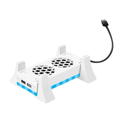 Vertical Stand for Xbox Series S – 3-Speed Cooling Fan with 2 USB Ports, Game Console Holder and Cooling Stand